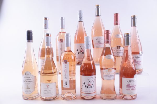 TWELVE BOTTLES PROVENÇAL AND NEW ZELAND ROSÉ WINE