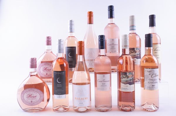 TWELVE BOTTLES ROSÉ WINE