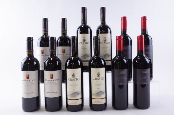 TWELVE BOTTLES SPANISH AND PORTUGUESE RED WINE