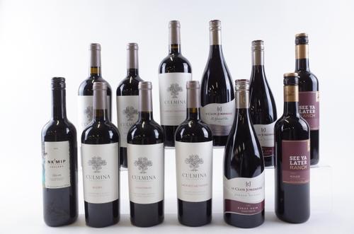 TWELVE BOTTLES CANADIAN RED WINE