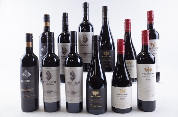 TWELVE BOTTLES AUSTRALIAN RED WINE