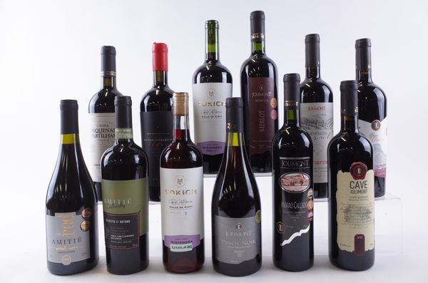 TWELVE BOTTLES MEXICAN AND BOLIVIAN RED WINE