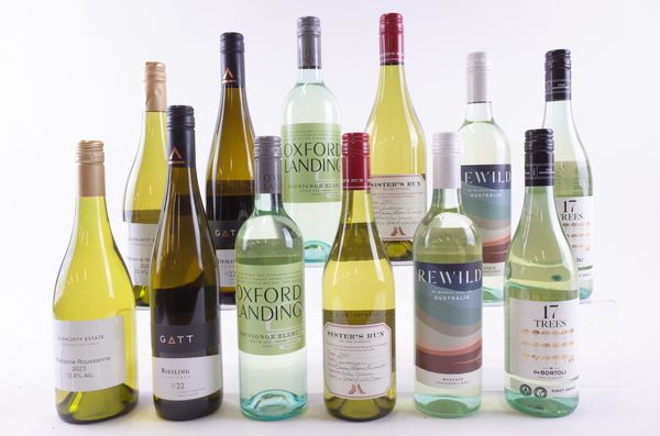 TWELVE BOTTLES AUSTRALIAN WHITE WINE