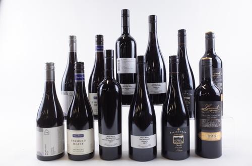 TWELVE BOTTLES AUSTRALIAN RED WINE