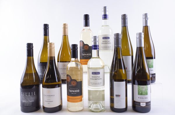 TWELVE BOTTLES AUSTRALIAN WHITE WINE