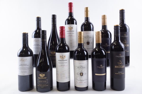 TWELVE BOTTLES AUSTRALIAN RED WINE