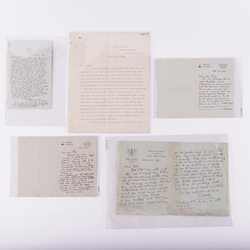 KIPLING, Rudyard (1865-1936). 23 autograph letters and cards, signed, and 5 typed letters, signed ("Rudyard Kipling", "Ruddy"), to Edward ("Teddy" or "Ted") Price or to Teddy's mother, Sarah (six letters), Bateman's, and elsewhere, 1900-35.