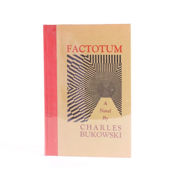 BUKOWSKI, Charles (1920-94). Factotum. A Novel. Santa Barbara, Black Sparrow Press, 1975, large 8vo, original boards, acetate wrapper. A FINE COPY OF THE FIRST EDITION. NUMBER 56 OF 250 COPIES NUMBERED AND SIGNED BY THE ARTIST. RARE. Krumhansl 51c.