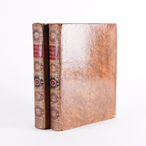 COOKE, William (d.1780). The Medallic History of Imperial Rome, London, 1781, 2 volumes, folio, 61 engraved plates, attractively bound in contemporary tree calf, spines elaborately gilt with red and black morocco lettering-pieces. FIRST EDITION. (2)