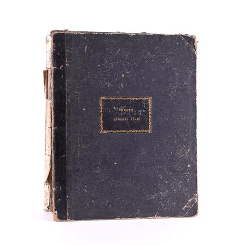 [DOWER, John (1825-1901). A New General Atlas, London, c.1840], 4to, 52 engraved maps (lacks title), contemporary roan (worn). Inscribed, "... from Dr Alexander Watson, R. N. One of the few things saved from H. M. S. 'Cormorant' when she sank ... 1859."