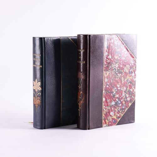 FRANCE, Anatole (1844-1924). Le Puits de Sainte Claire, Paris, 1895, 8vo, later morocco gilt. FIRST EDITION, NUMBER 27 OF 55 COPIES. With Paul Bourget's Le Disciple (Paris, 1889, 8vo, later morocco gilt, FIRST EDITION, ONE OF 150 COPIES). (2)