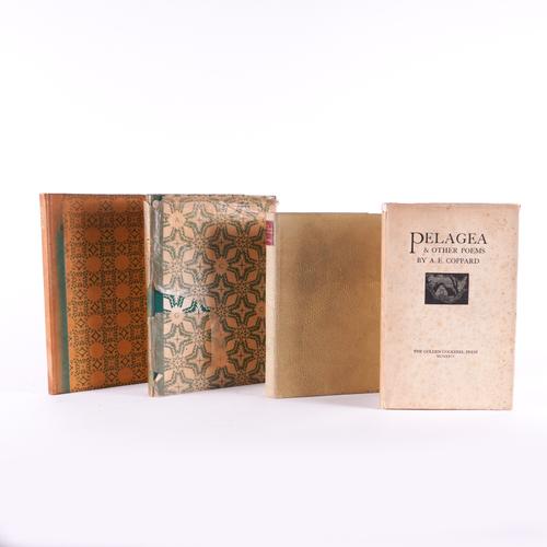 GOLDEN COCKEREL PRESS - A. E. COPPARD (1878-1957). Rummy, Waltham Saint Lawrence, [1932], large 8vo, illustrations by Robert Gibbings, original morocco-backed cloth. FIRST EDITION. NUMBER 26 OF 250 COPIES SIGNED BY THE AUTHOR & ARTIST. With 3 others. (4)