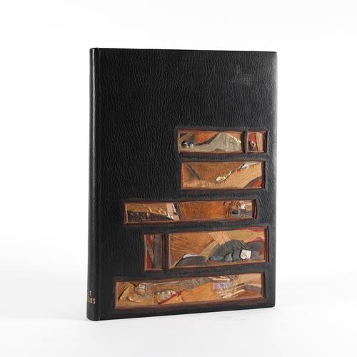 BINDING - Chris SCARRE (b.1954, editor). Past Worlds. The Times Atlas of Archaeology, London, 1989, folio, FINELY BOUND BY SALLY LOU SMITH in contemporary morocco, book box.