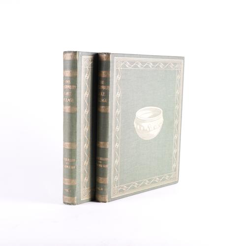 BULLEID, Arthur (1862-1951) & Harold St. George GRAY (1872-1963). The Glastonbury Lake Village. A Full Description of the Excavations and the Relics Discovered, 1892-1907, London, 1911, 2 volumes, 4to, 101 plates, green buckram. FIRST EDITION. (2)