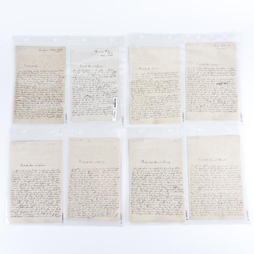 BULOW, Hans von (1830-94). A series of 27 autograph letters, signed ("H. v. Bülow"), to Dr Carl Gille, Berlin, Munich and elsewhere, 18 November [1863] - 30 May 1869. In German. Together c.75 pages, mostly on his relations with Wagner and Liszt.