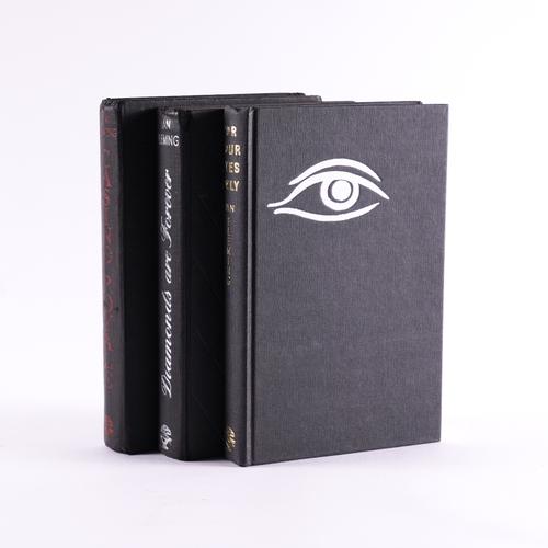 FLEMING, Ian (1908-64). Casino Royale, London, 1953, 8vo, original black cloth (without the dust-jacket, but supplied in modern facsimile). FIRST EDITION. With 2 other books by Fleming, both in facsimile dust-jackets. (3)