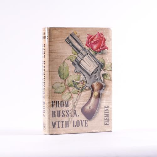 FLEMING, Ian (1908-64). From Russia, With Love, London, 1957, 8vo, original black cloth, dust-jacket. A FINE COPY OF THE FIRST EDITION OF THE AUTHOR'S FIFTH BOND NOVEL, and the first to have its dust-jacket designed by Richard Chopping. Gilbert A5.
