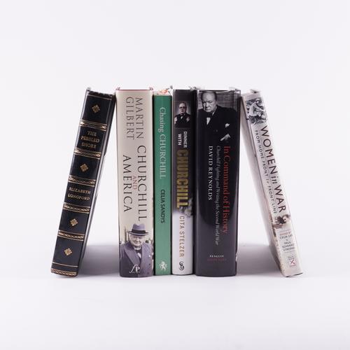 CHURCHILL, Winston Spencer (1875-1964) - A collection of c.30 books mostly about Churchill, most FIRST EDITIONS, PRESENTATION COPIES, inscribed by their authors to the late Lady Jane Williams of Elvel. Please see the more detailed listing below. (c.30)