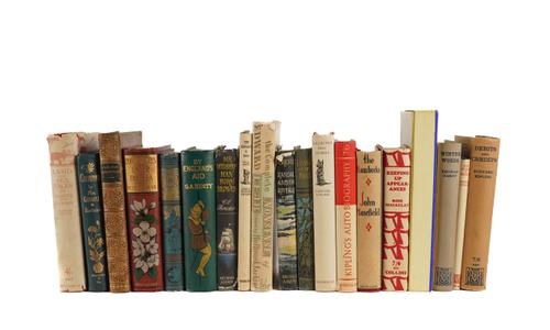 MISCELLANY - Rudyard KIPLING (1865-1936). Land and Sea Tales for Scouts and Guides, London, 1923, 8vo, original red buckram, dust-jacket. FIRST EDITION. With 18 other miscellaneous books. Please see the detailed listing below. (19)
