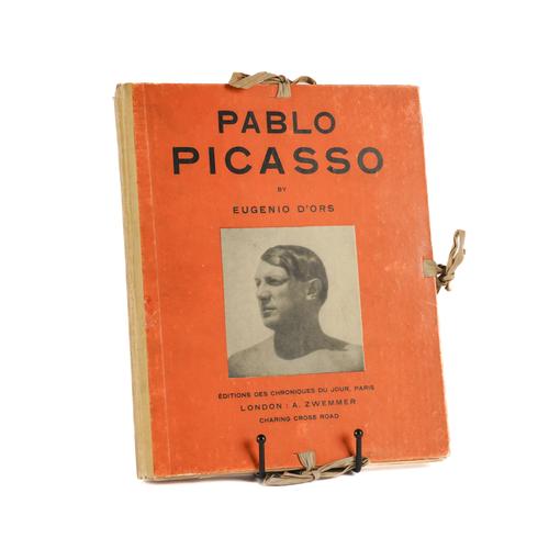 PICASSO, Pablo (1881-1973) - E. D'ORS (1881-1954). Pablo Picasso, London, 1930, 4to, 4 pochoir-coloured plates by Picasso, wrappers, portfolio. LIMITED TO 1,200 COPIES, THIS NO. 1,112 OF 650 COPIES IN ENGLISH. With 2 other related books. (3)