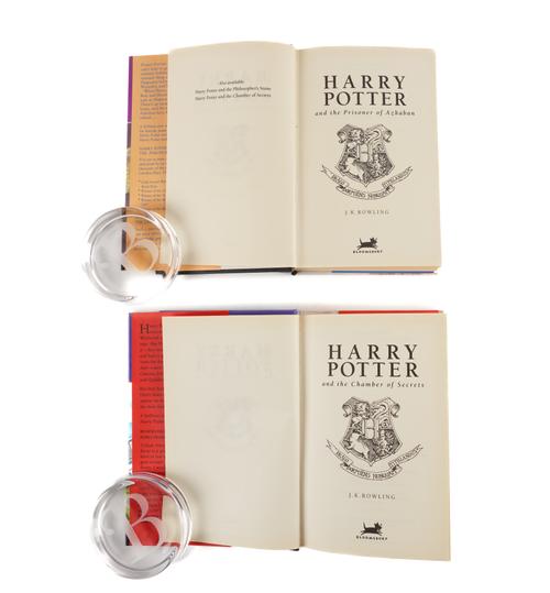 ROWLING, J. K. (b.1965). Harry Potter and the Prisoner of Azkaban, London, 1999, 8vo, original boards, dust-jacket. With The Chamber of Secrets (London, 1998). EXCEPTIONALLY FINE COPIES OF THE FIRST EDITIONS, SECOND AND NINTH IMPRESSIONS RESPECTIVELY. (2)