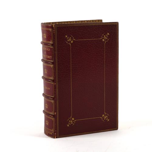 BINDING - E. B. CHANCELLOR (1868-1937). Memorials of St James’s Street, London, 1922, large 8vo, 16 plates, FINELY BOUND in red crushed morocco gilt by Bayntun. FIRST EDITION, EXTRA-ILLUSTRATED with 74 engraved or aquatint plates, some hand-coloured.
