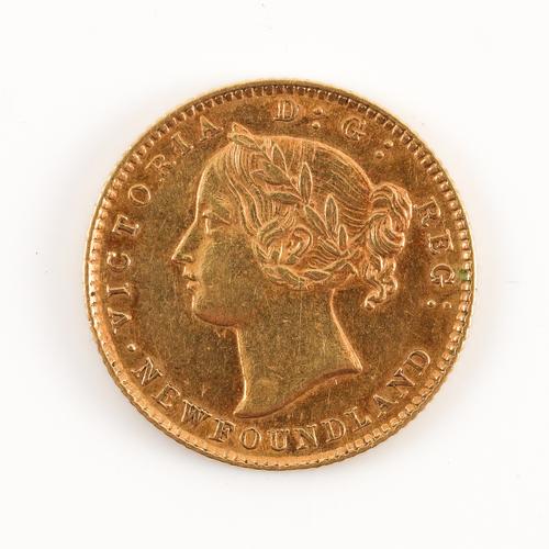 A NEWFOUNDLAND GOLD TWO DOLLARS