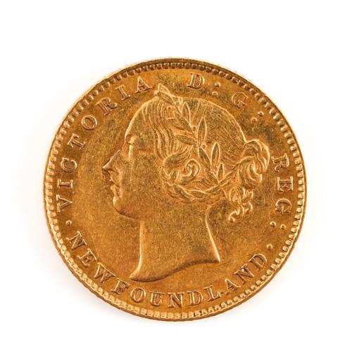 A NEWFOUNDLAND GOLD TWO DOLLARS