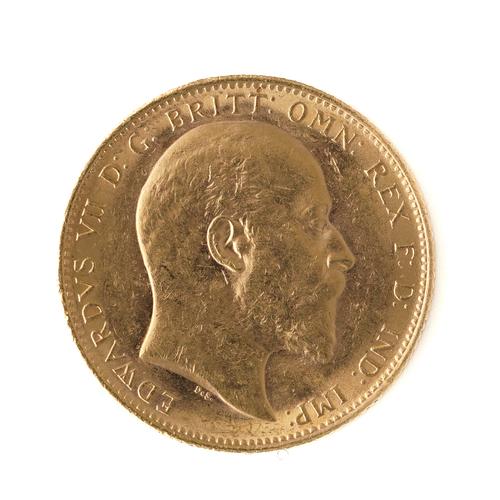 AN EDWARD VII SOVEREIGN