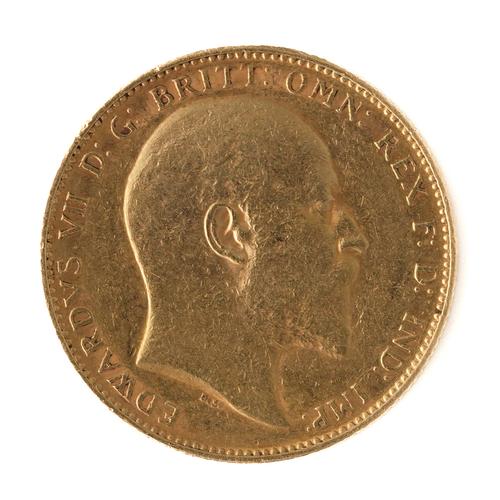 AN EDWARD VII SOVEREIGN