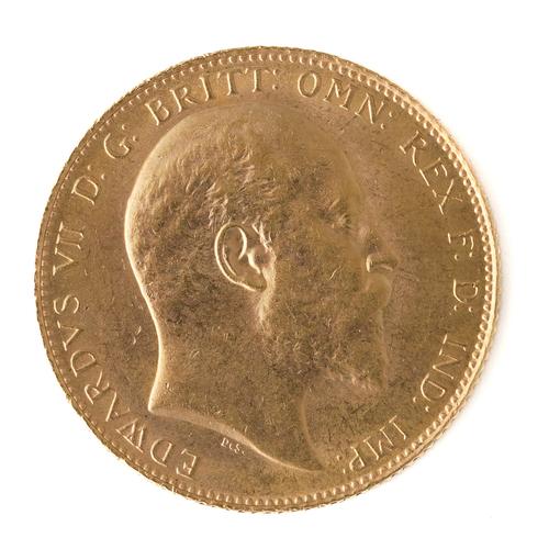 AN EDWARD VII SOVEREIGN