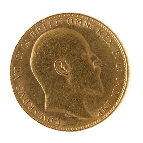 AN EDWARD VII SOVEREIGN