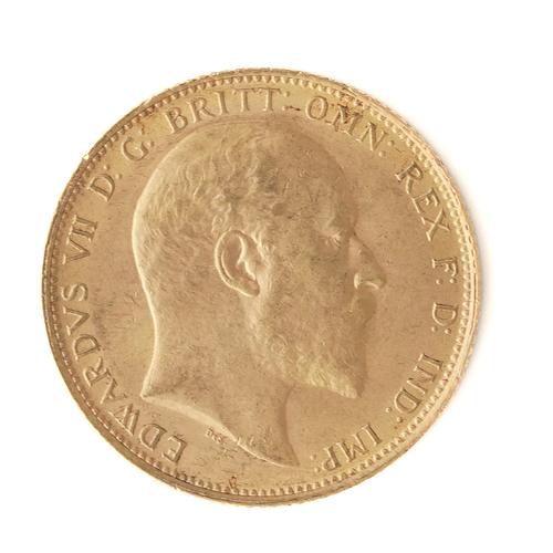 AN EDWARD VII SOVEREIGN