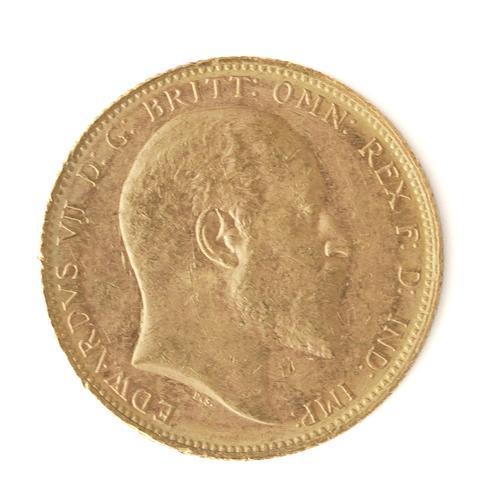 AN EDWARD VII SOVEREIGN