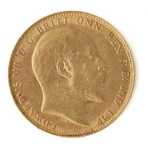 AN EDWARD VII SOVEREIGN