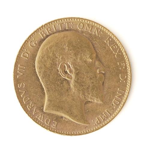 AN EDWARD VII SOVEREIGN