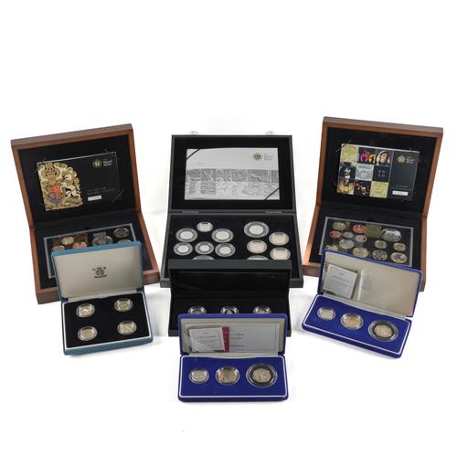 SEVEN ROYAL MINT PROOF COIN SETS (7)
