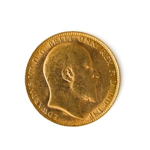 AN EDWARD VII SOVEREIGN