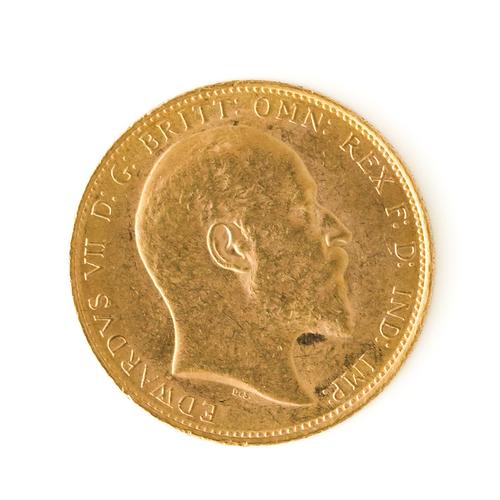 AN EDWARD VII SOVEREIGN