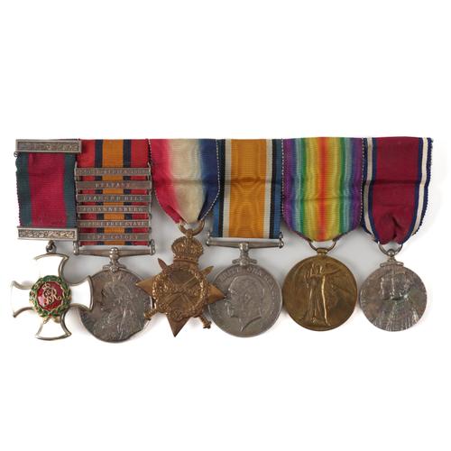 A GROUP OF SIX MEDALS TO T.MAJOR R.W.B. ROBERTSON-EUSTACE D.S.O EAST AFRICAN UNATTACHED LIST
