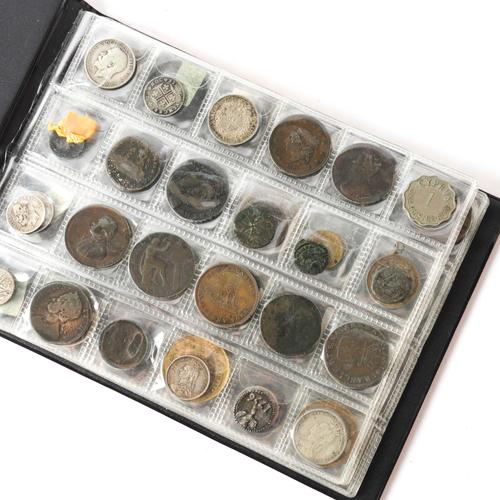 A GROUP OF BRITISH AND FOREIGN COINS