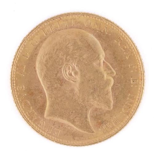 AN EDWARD VII SOVEREIGN