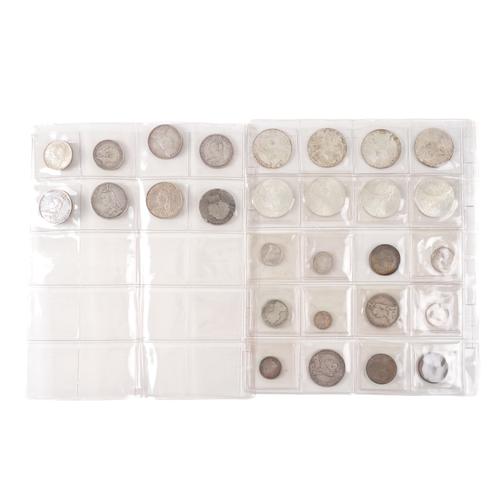 A GROUP OF BRITISH AND FOREIGN COINS