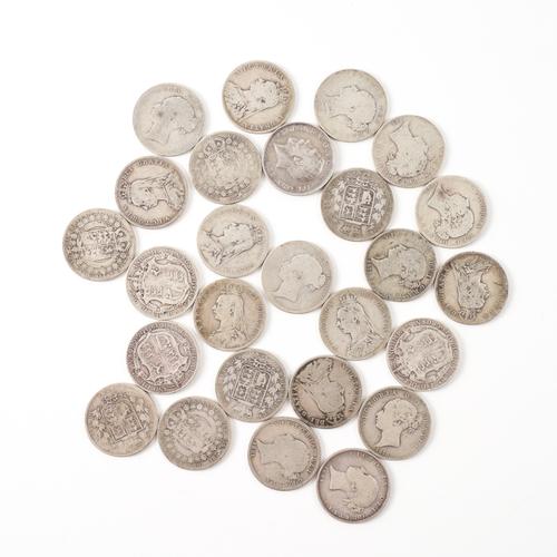 A GROUP OFTWENTY-SIX PRE-1920 HALF CROWNS (26)