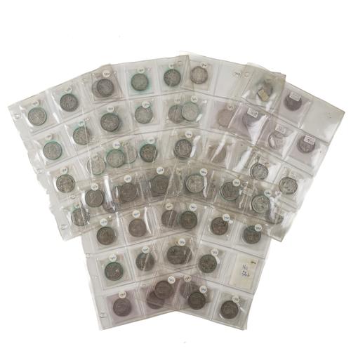 A COLLECTION OF HALF CROWNS