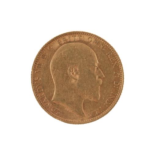 AN EDWARD VII SOVEREIGN