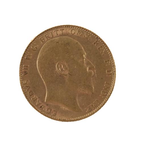 AN EDWARD VII SOVEREIGN