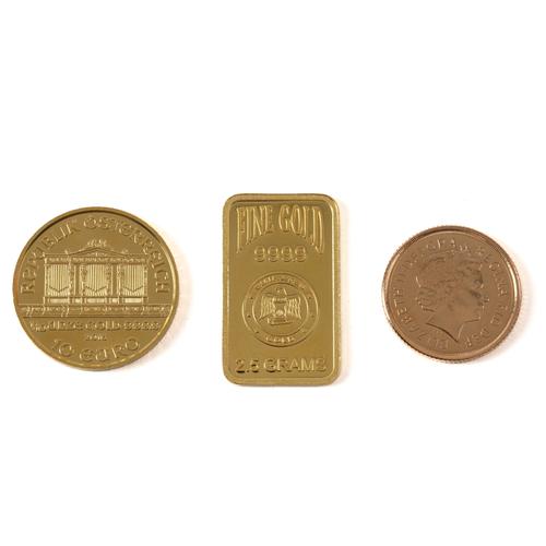 THREE GOLD ITEMS (3)