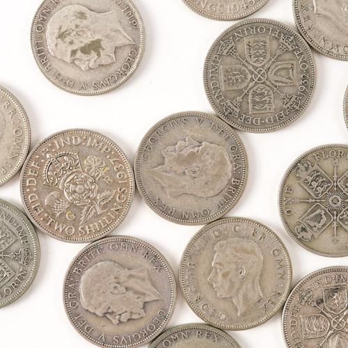 A GROUP OF GEORGE V AND GEORGE VI PRE-1947 FLORINS