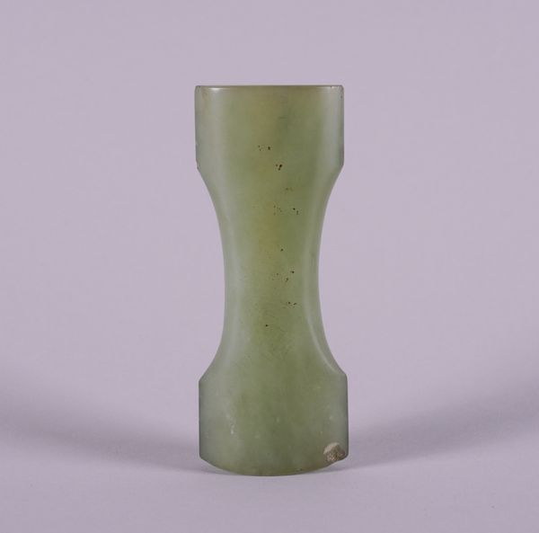 A MUGHAL STYLE  JADE DAGGER HANDLE